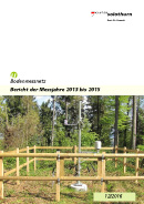 Titelbild Bericht der Messjahre 2013 bis 2015 des Kantons Solothurn